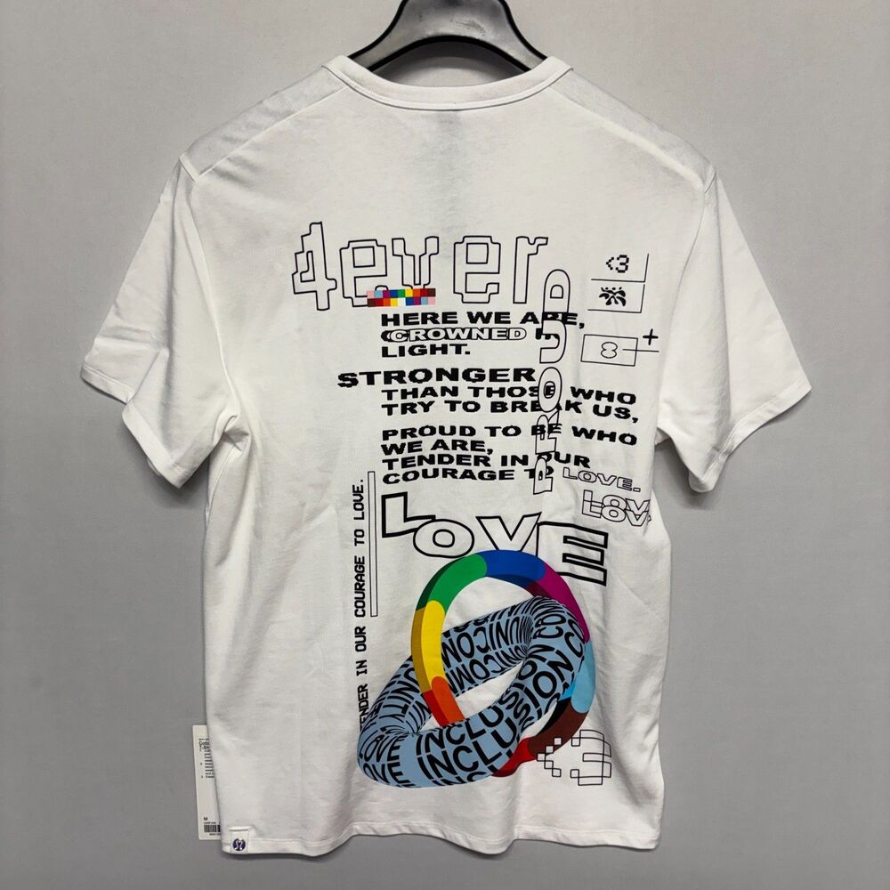 NWT Lululemon Men Cotton Jersey T-Shirt Tee Pride Edition Size Medium C139 -24